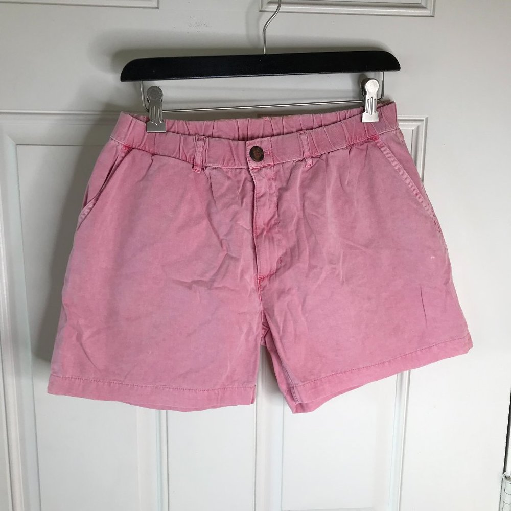 Chubbies Mens Elastic Waistband Shorts Pink ~ Size L